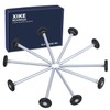XiKe 10 Pack Black 2" Nylon Garage Door Roller 7"