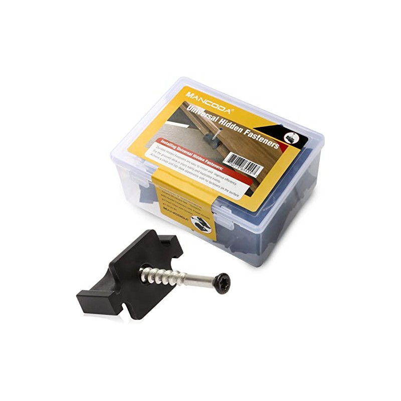 Hidden Deck Fasteners for Composite Decking Board, Universal Hidden Fasteners