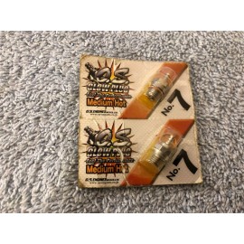 O.S. 2ea O.S. No. 7 Medium Hot Glow Plugs New In Package