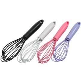 Chef Craft Premium Silicone Wire Cooking Whisk, 10.5 inch, Black