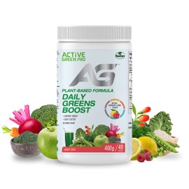 Active Green Pro - Greens Powder – 14 Different Green Superfoods in Each Serving - Perfect for Green Smoothies - Full of Essential Antioxidants, Fiber, Vitamins and Minerals. Simply Scoop, Mix, and Drink For Your Daily Intake of Greens – Improve Everyday