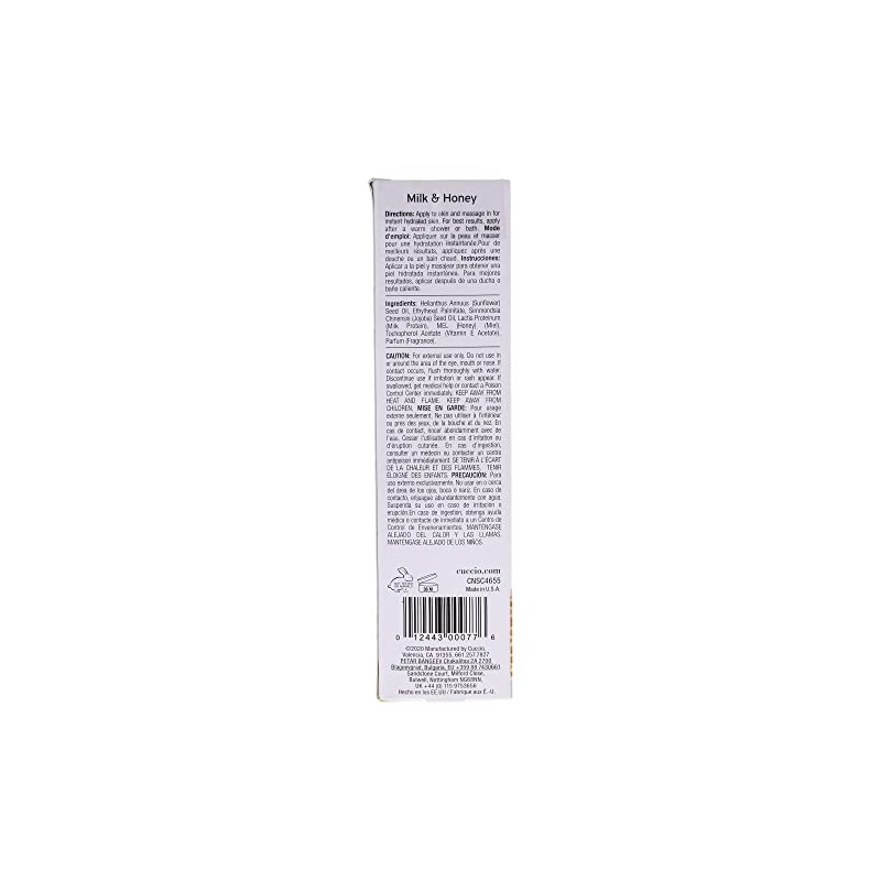 Cuccio Naturale Hydrating Dry Body Oil Scented Renewing And Essential