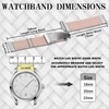 Anbeer Braided Nylon Watch Band Quick Release,22mm Stretchy Replacement Watch