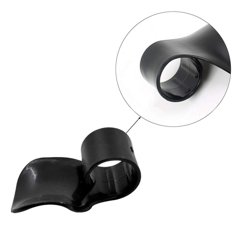 4 Pcs Throttle Assist Cruise Control Grip Black ABS Handlebar