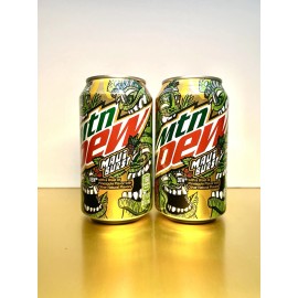 Mountain Dew 〽️New Sealed Limited Edition Mountain Dew Maui Burst Pineapple Soda (2 Cans)