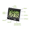 Xavax Digitaler Küchentimer mit Timer- und Stopp-Uhr-Funktion (Befestigung via Magnet,
