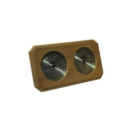 Cedar Sauna Thermometer and Hygrometer