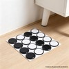 16 Pack Furniture Sliders 1.5 Inch for Carpet Black