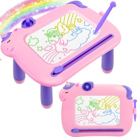 Toddler Toys 2-3,Magnetic Drawing Board Baby Toys for 18 Months,Toddler Girl Boy Toys Writing Doodle Board,Learning Educational Kids Unicorn Toys for 1 2 3 Year Old Girls Boys Christmas Birthday Gifts
