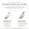 TWEEZERMAN Nail Clippers for Thick Nails Toenail Clippers with Wide