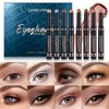 LANGMANNI 8Pcs Eyeshadow Stick Gift Set,Soft Smooth Cream With Matte