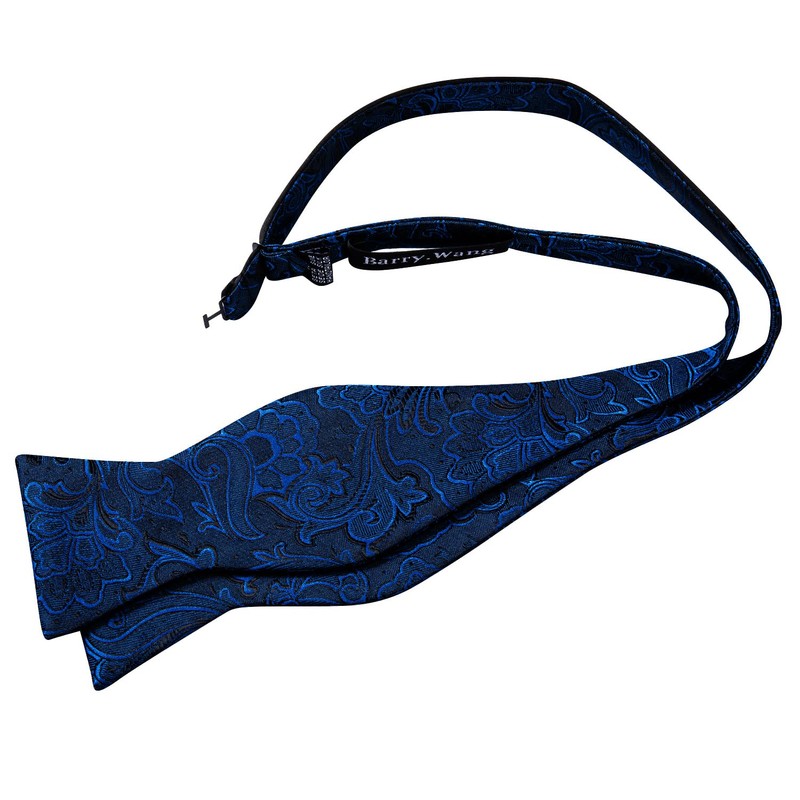 YOHOWA Bow Ties for Men Paisley Self Tie Bowtie Pocket
