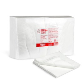 Derma Health - Weiches Mehrzweck-Einwegtuch aus Viskose und Polyester - Mehrzweck-Tücher für die sanfte Hygiene empfindlicher und geröteter Haut von älteren Menschen, Kindern - 30 x 40 cm (100 Stück)
