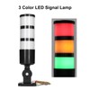 BERM 3 Layer LED Signal Light Tower Foldable Industrial Warning