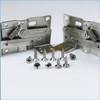 SUUJI Tip Out Tray Hinges,1Pair 45 Degrees Tilt Tray Hinge,