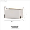 Decorative Faux Leather Basket,Small Catchall Basket for Entryway Bedside Dresser