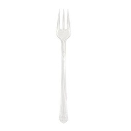 Party Essentials N216407 Mini Plastic Forks, Clear, Plastic (Pack of 1440)