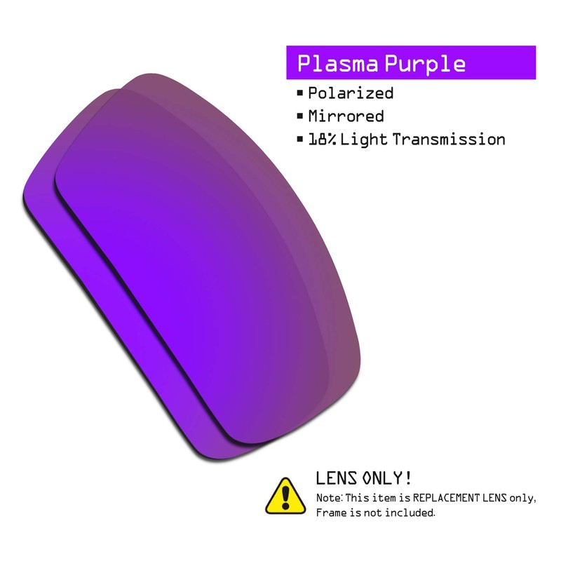 SmartVLT Men's Plasma Purple Replacement Lenses for Oakley Canteen 2006