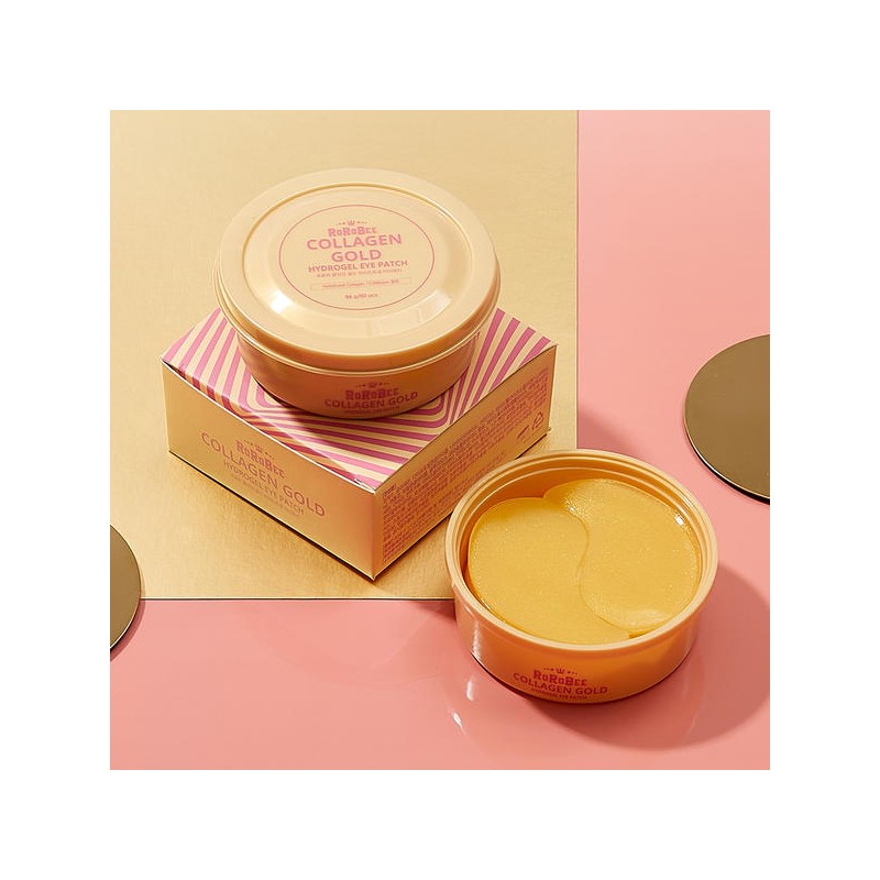 24k 골드 함유 하이드로겔 콜라겐 아이패치 대형 108g 1통 60매