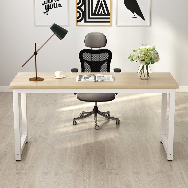 Tribesigns Computer Desk, 63 inch Large Office Desk Computer Table