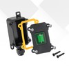 sourcing map Toggle Switch Rocker Button Inline Cord Switch DPST