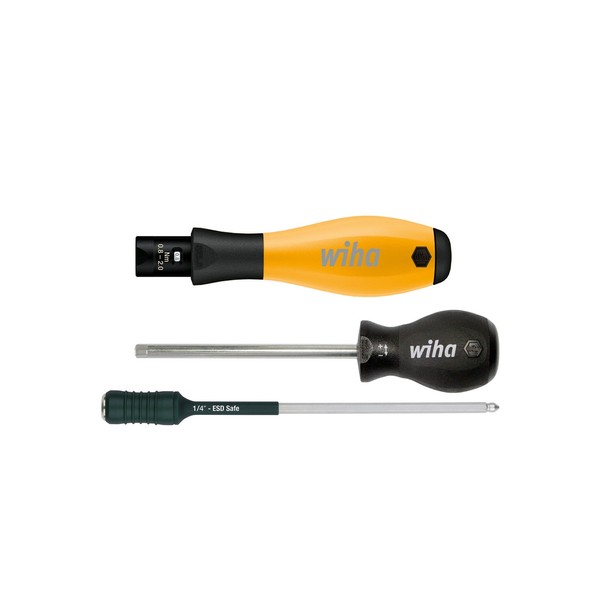 Wiha TorqueVario®-S ESD 26866 Adjustable Torque Screwdriver 0.5-2 Nm, Audible