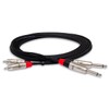 Hosa Hpr-020x2 Pro Dual Cable 1/4-Inch TS - RCA 20