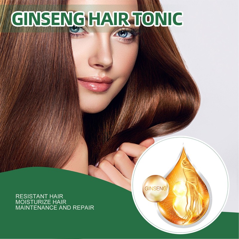 4pcs Ginseng Hair Regeneration Spray Moisturizing Tough Root Hair Regrowth