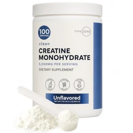 Type Zero- “Creatina Monohidrato (Sin Sabor | 500g), 5000 mg Por Porción, Micronizada, Cero Azúcar, Keto Friend