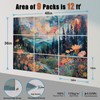 ENSEPST 9 Pack Art Acoustic Panels with Self-adhesive,48" X 36"Sound