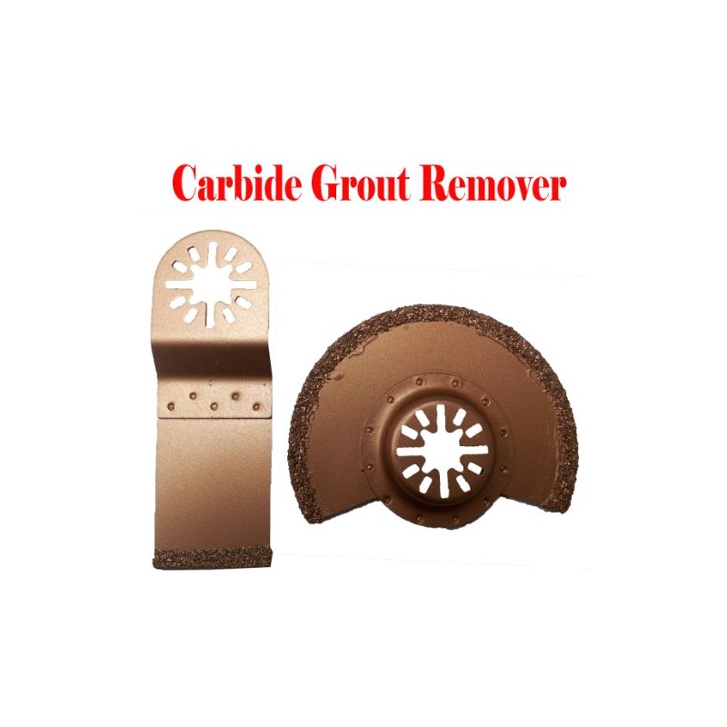2 Pcs Grout Tile Cut Repair Kit Carbide Oscillating Multi