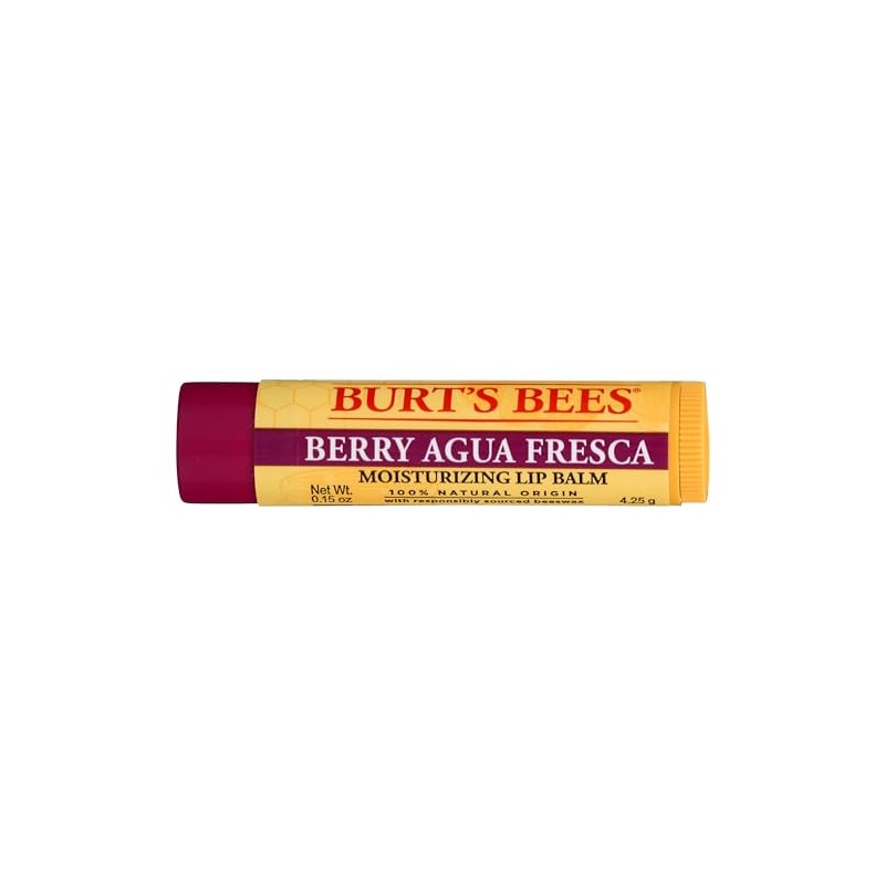 Burts Bees, Bálsamo labial Agua Fresca, 0.15 onzas, 1 unidad