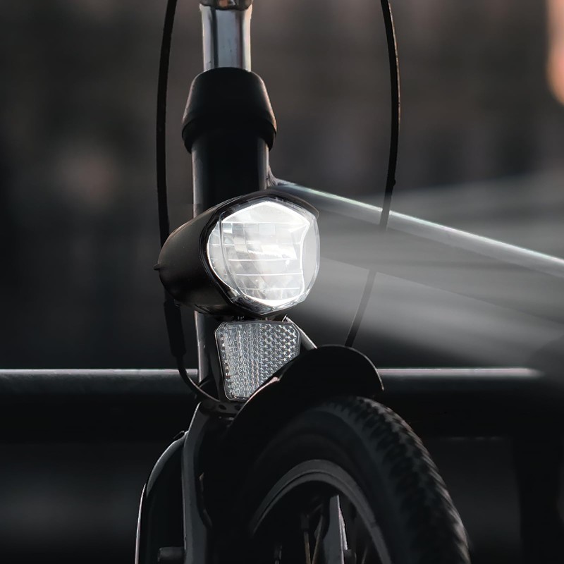 Zeekpowa E-Bike LED Bicycle Light with Reflector and StVZO Approval,