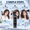 2pcs Peach-Scented Volumizing & Setting Spray forLightweight,Bouncy Hair and Long-Lasting