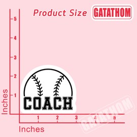 (3Pcs) Baseball Coach Sticker Sports Coaching Gift Basketball Stickers Basketball Accessories Basketball Coaching Decals, Waterproof Vinyl Decal for Book Laptop Phone Tumbler Water Bottle, 3" x 2.5"