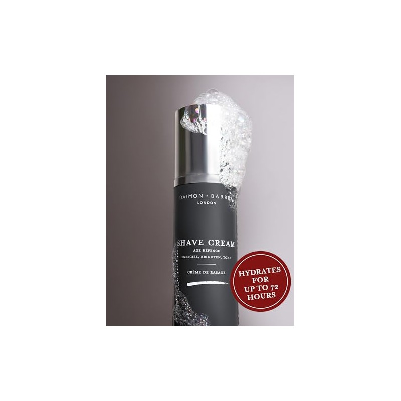 Daimon Barber Age Defence Moisturising Shave Cream for Men 100ml