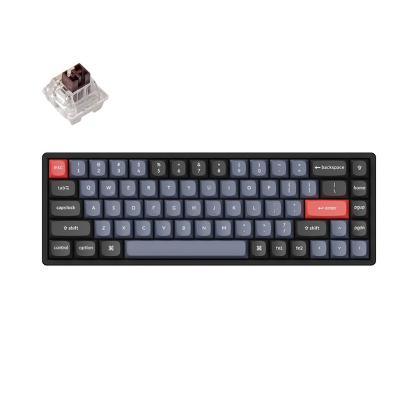 Keychron K6 Pro Wireless Custom Mechanical Keyboard, QMK/VIA Programmable Macro,