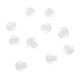 COHEALI 10Pcs Replacement Mushroom Earbud Tips for Coil Tube Earpieces Durable Ear Mold Inserts Comfortable Fit for Enhanced Audio Clarity and Environmental Awareness