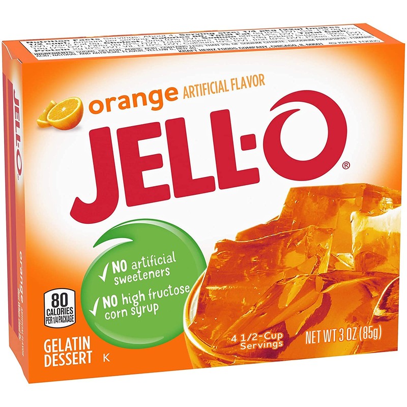 JELL-O Jello Gelatin Dessert 3 Ounce Boxes Pack of 4