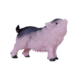 MOJO – Pot Bellied Piglet | Hand-Painted Toy Figure | Farm Animals Collection | True to Life & Highly Detailed | Designed in UK