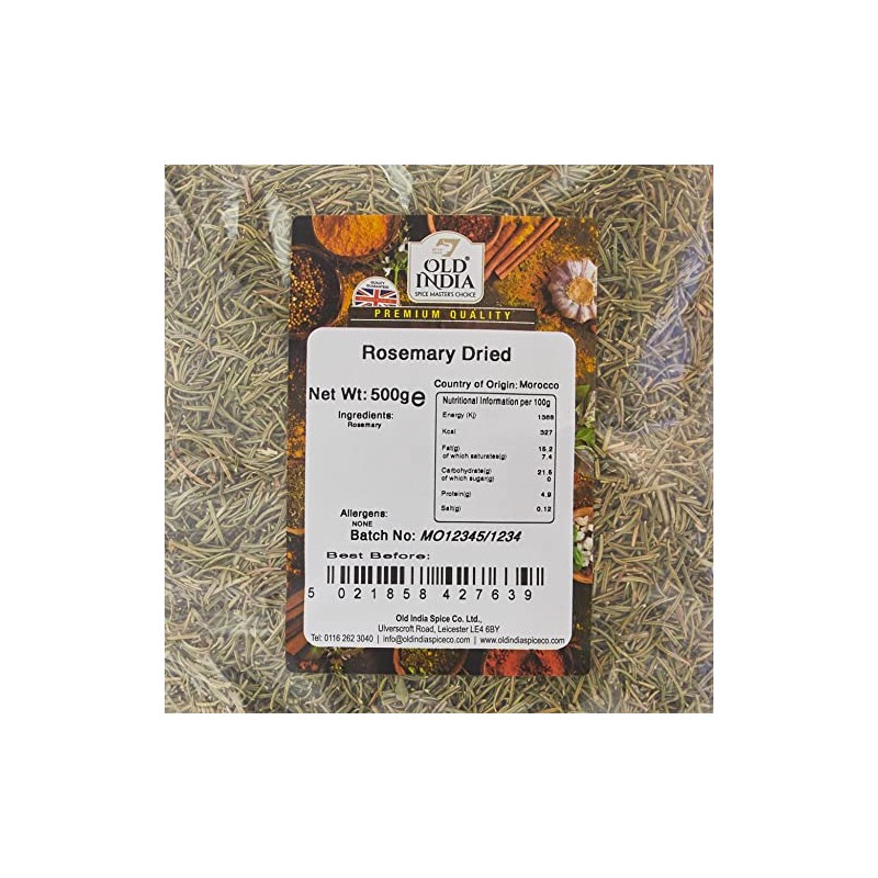 Old India Rosemary Dried 500g