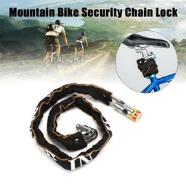 YUYTE Chain Lock, Anti-Theft Motorcycle Mobility Scooter Chain Lock, Bicycle Wheelchair Lock for Motorcycle, Mobility Scooter and Bicycle