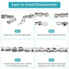 5 Pairs Bicycle Missing Link,9 Speed Bike Chain Link 9