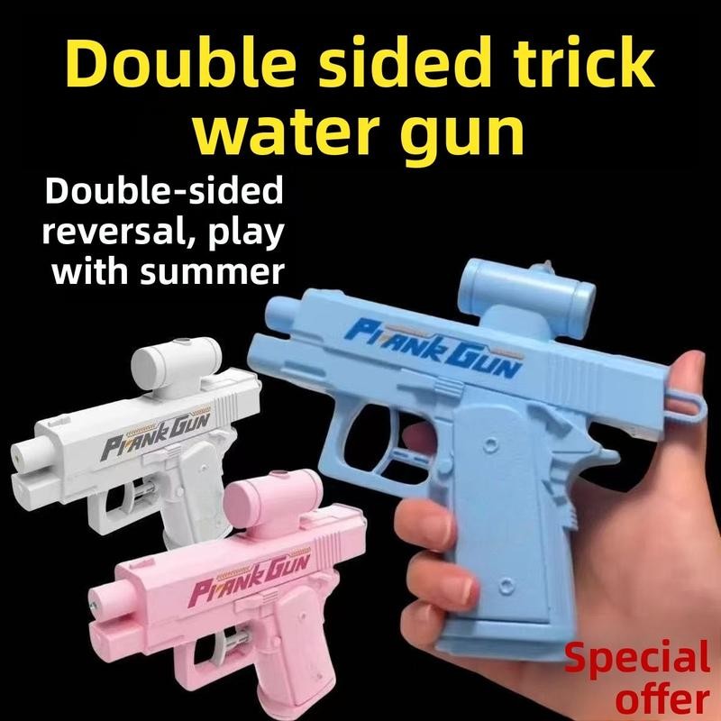 Summer Creative Double-Sided Reverse Water Gun Prank Tactical Dual-Spray Mini