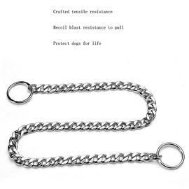 Dog Choke Collar,Dog Chain Collars for Large Dogs, Adjustable Metal Necklace Martingal Collar for Xs Cat Small Medium Large Big Dog XL