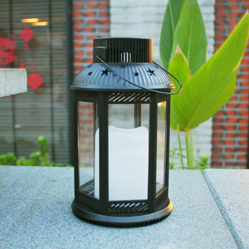 Solar Garden Lantern Outdoor Hanging Light Decorative Star Sun Solar