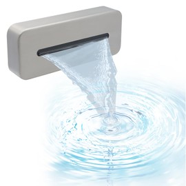 HOMEDEC - Boquilla de baño de cascada de níquel cepillado