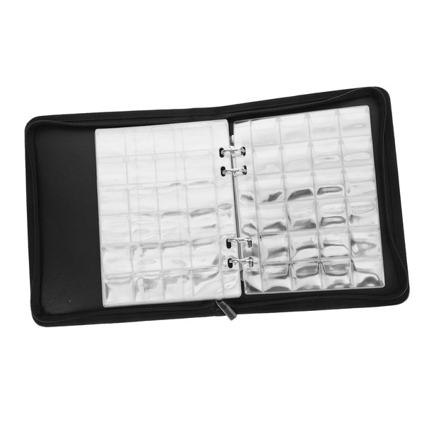 Operitacx Coin Collection Book Card Binder Card Wallet Holder Book
