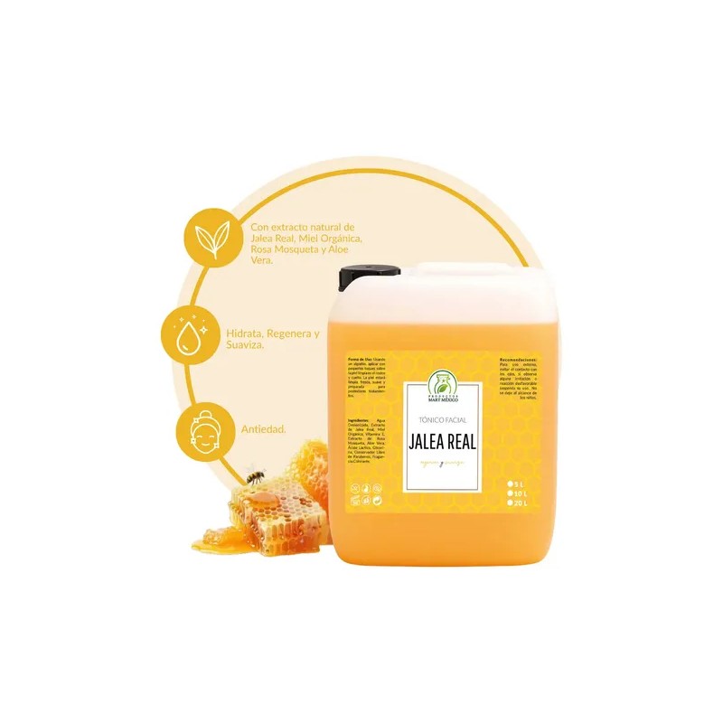 Tónico Jalea Real Facial Regenera - Antioxidante 5 Litros Todo