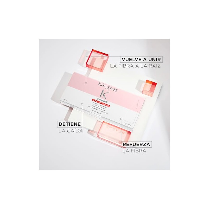 Tratamiento Kérastase Genesis Anti Caída 10 Uds de 6ml